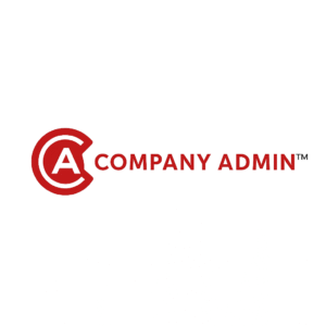 Red and White Company Logo